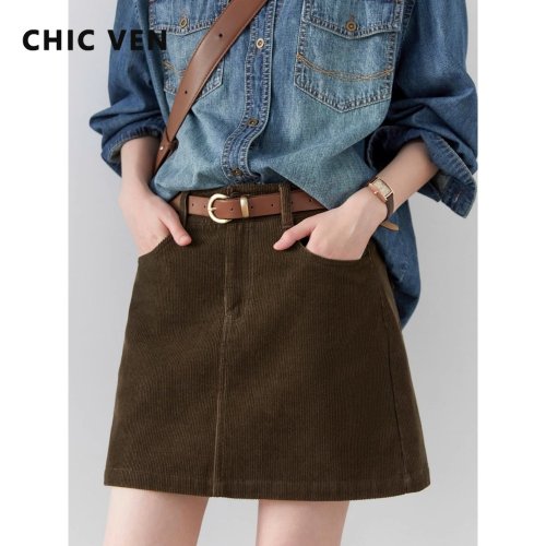 Bild von Eleganter A-Linien-Rock für Damen – Retro-Stil mit Hoher Taille