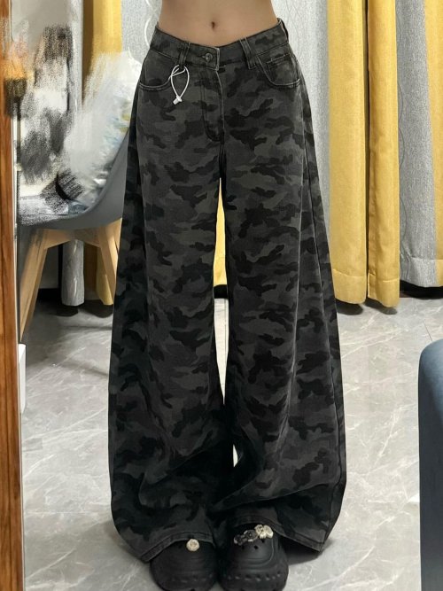 Immagine di Jeans Cargo Donna Vita Alta Tendenza 2024