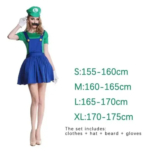 Image de Costume Mario & Luigi Cosplay - Déguisement Adulte Drôle