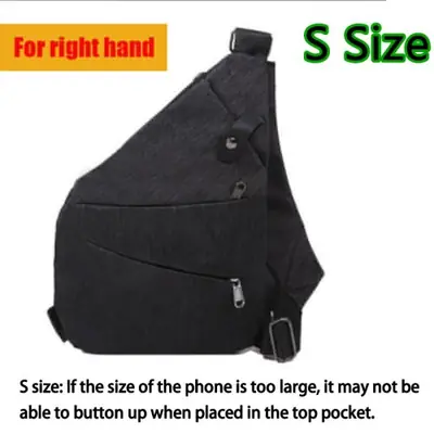 Image de Sac de Poitrine Antivol Tactique - Sécurité & Style