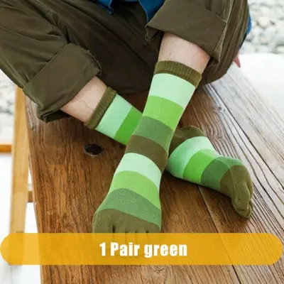 Image de Chaussettes Homme 5 Doigts Colorées - Style Fun & Confort