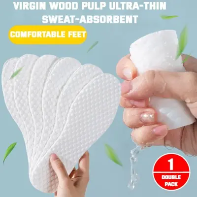 Image de Semelles Intérieures Jetables en Pâte de Bois - Confort & Respirabilité