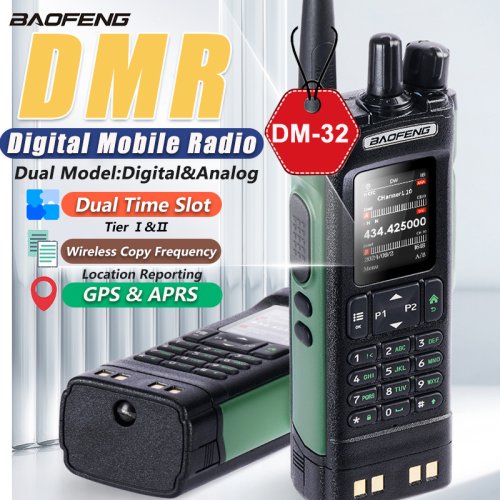 Immagine di Walkie Talkie Baofeng DM-32UV con GPS e DMR Digitale