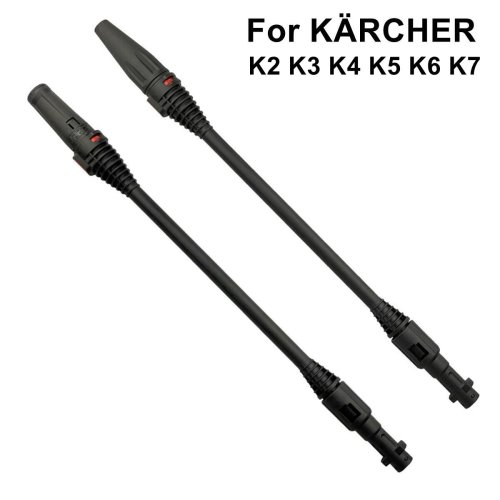 Immagine di Bacchetta di Prolunga per Autolavaggio Compatibile con Karcher K2 K3 K4 K5 K6 K7 - Pistola con Angolo Regolabile e Ugello Turbo Spruzzatore