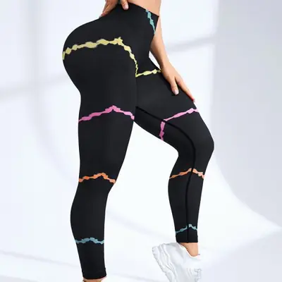 Image de Leggings Tie-Dye Sans Couture pour Femmes