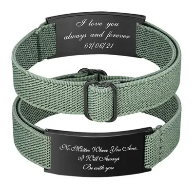 Image de Bracelet Personnalisé avec Texte ou Photo - Cadeau Unique