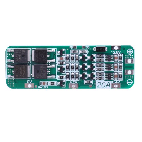 Immagine di 3S 4S 20A 40A 60A li-ion caricabatteria al litio scheda di protezione 18650 BMS trapano motore 11.1V 12.6V/14.8V 16.8V migliora/bilancia