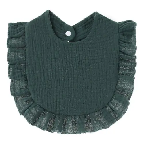 Image de Bavoir Dentelle Coréen pour Bébé - Doux & Élégant