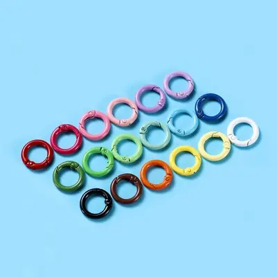 Lot de 5 Fermoirs Mousquetons Métal - 21 Couleurs