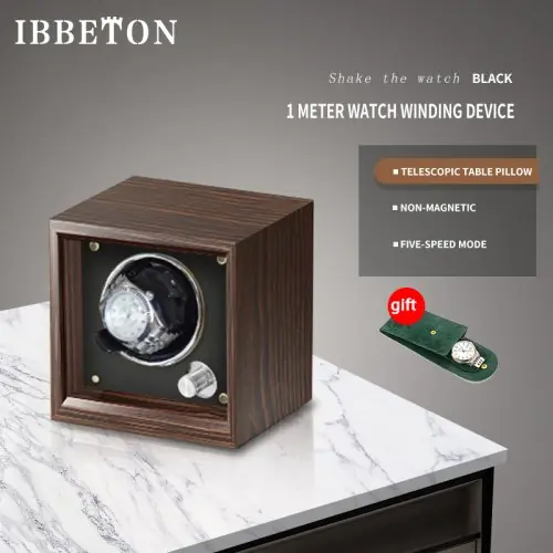 Image de Boîte à Montres Automatique en Bois Luxe - 2/4/6 Slots