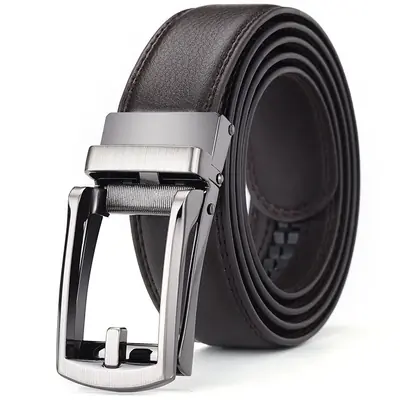 Image de Ceinture Homme Cuir Véritable - Boucle Automatique & Régulable