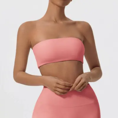 Image de Soutien-gorge sport sans bretelles, séchage rapide pour gym et yoga