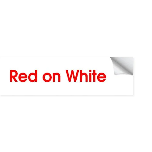 Rot auf weiß