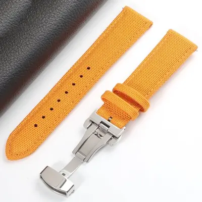 Image de Bracelet de Montre en Tissu Nylon 18-24mm - Dégagement Rapide