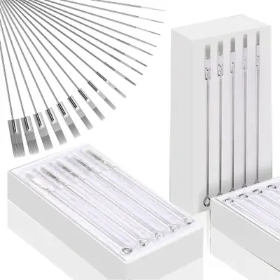 Image de Aiguilles de Tatouage Stériles - Kit Complet pour Permanent Makeup