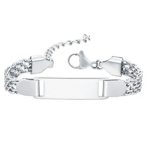Image de Bracelet Personnalisé pour Bébé - Nom & Date de Naissance