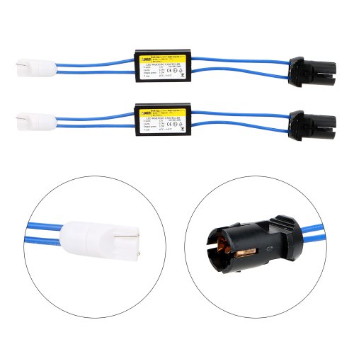 Afbeelding van 2 Stuks Waarschuwing Canceller Decoder Canbus Kabel T10 12V Ocb Belastingsweerstand Auto Led Decoder Auto Lichten GEEN Fout