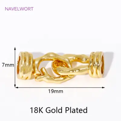 Image de Fermoirs Plaqué Or 18K - Connecteurs pour Bracelets DIY