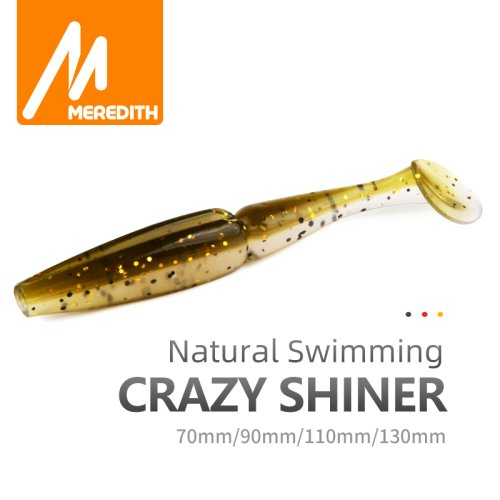 Image of Meredith Crazy Shiner Soft Fishing Lure – 70mm, 90mm, 110mm, 130mm Realistic Artificial Bait for Bass and Predator Fish