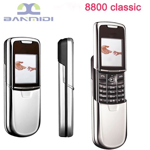 Imagen de Teléfono Clásico 8800 Original 2G GSM - Triple Teclado Multilingüe