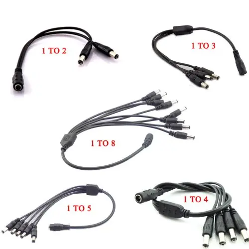 Image de Adaptateur Alimentation 12V pour Caméra CCTV - Connecteur DC 5.5mm