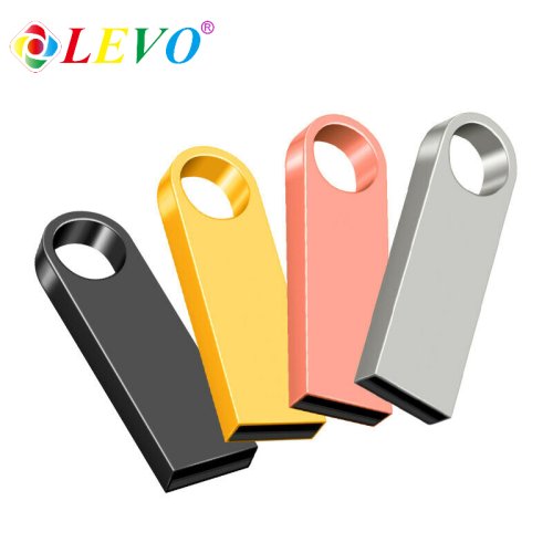 Imagen de Disco USB Metálico de Alta Velocidad 2.0 - 8GB, 16GB, 32GB, 64GB y 128GB - Unidad Flash Mini Duradera y Original