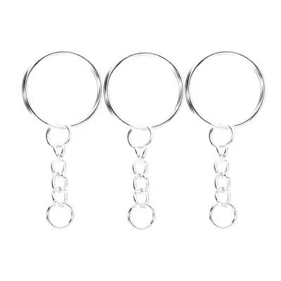 Image de Porte-clés Rond Fendu - Lot de 20/50 Pièces
