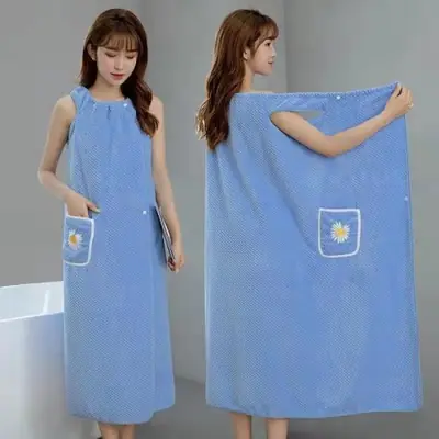 Image de Peignoir Serviette de Bain Portable pour Femmes