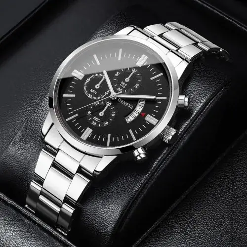Image de Montre Homme Luxe Quartz - Élégance & Précision