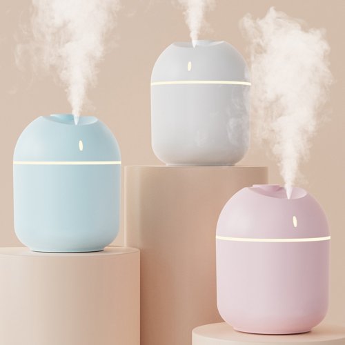 Afbeelding van 270ML Luchtbevochtiger Cool Mist Aroma Diffuser LED Nachtlampje power-off beschermen USB Humidificador Voor Home Office