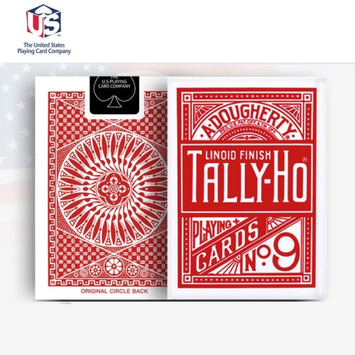 Imagen de Tally-Ho No.9 Fan de baraja/tarjetas de juego con parte trasera redonda USPCC, juegos de cartas mági...