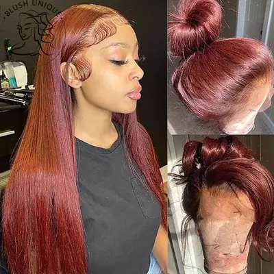Image de Perruque Lace Front Synthétique Blond Cendré Naturel