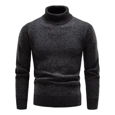 Image de Pull Homme Col Roulé Tricoté - Mode Hiver 2023
