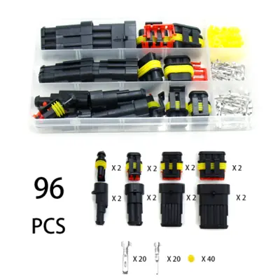 Image de Kit Connecteurs Étanches Auto - 1 à 6 Broches