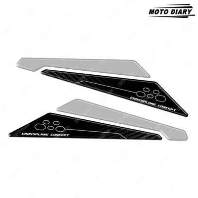 Image de Autocollants 3D résine pour MT-07 - Design Premium
