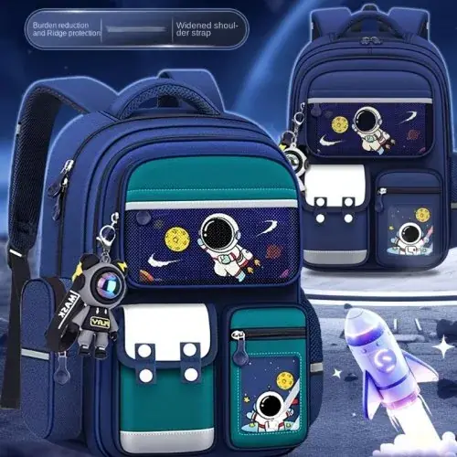 Image de Sac à Dos Astronaute Enfant - Cartable Étanche & Spacieux