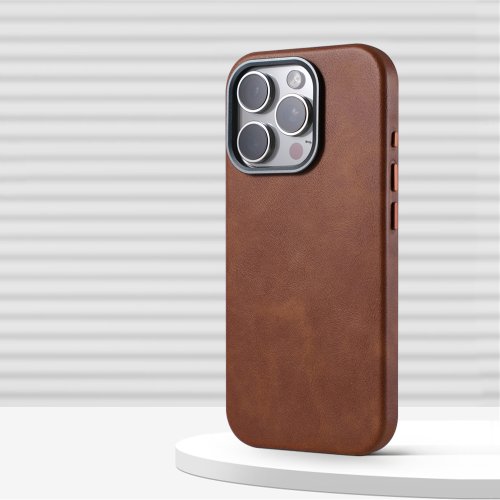 Image de Étui Magnétique Luxe Cuir pour iPhone