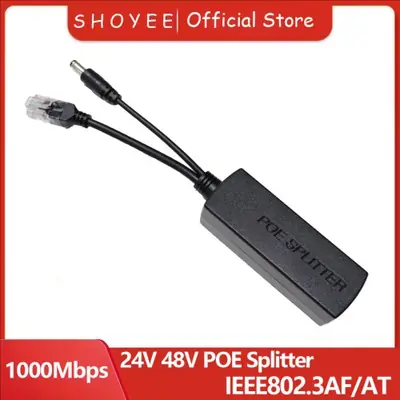 Image de Répartiteur PoE 24V/48V vers 12V/5V - Alimentation Ethernet Plug & Play