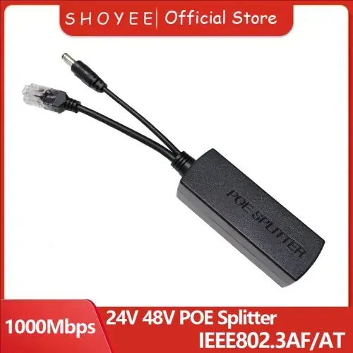 Image de Répartiteur PoE 24V/48V vers 12V/5V - Alimentation Ethernet Plug & Play