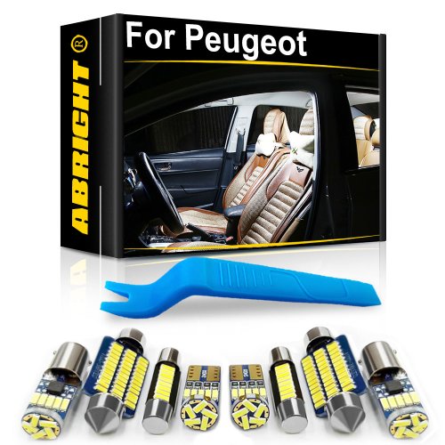 Afbeelding van Auto LED Interieur Verlichting Canbus Voor Peugeot 207 307 407 106 107 108 206 308 508 206 2008 3008 4007 4008 5008 RCZ Auto Accessoires