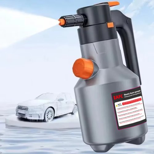 Image of Eco-Friendly High-Pressure Automatic Foam Sprayer for Electric Cars – Natural Soap Dispenser for Effortless Exterior Car Cleaning