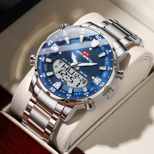 Image of Premium Men's Digital Quartz Watch 2024 – Waterproof, Luxury Design, High-Quality Timepiece for Everyday Elegance and Active Lifestyle