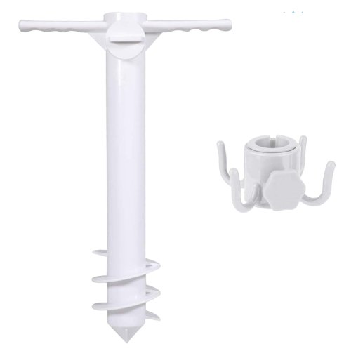 Image de Support de Parasol Spiral avec Piquet Anti-Vent