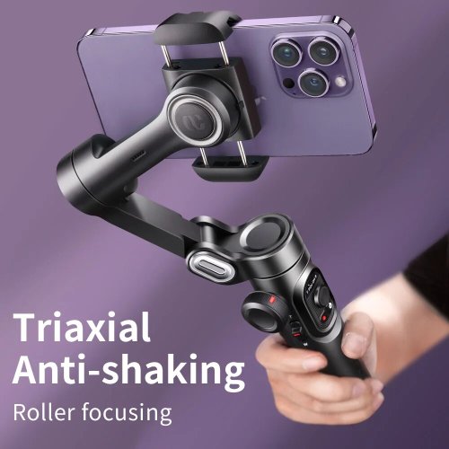 Stabilisateur 3 Axes pour Smartphone - AI Suivi Visage