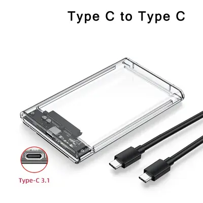 Image de Boîtier SSD 2.5'' USB-C 3.0 - Ultra Rapide & Compatible UASP