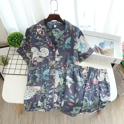 Pyjama Femme Viscose Longue Taille 3XL - Confort & Élégance