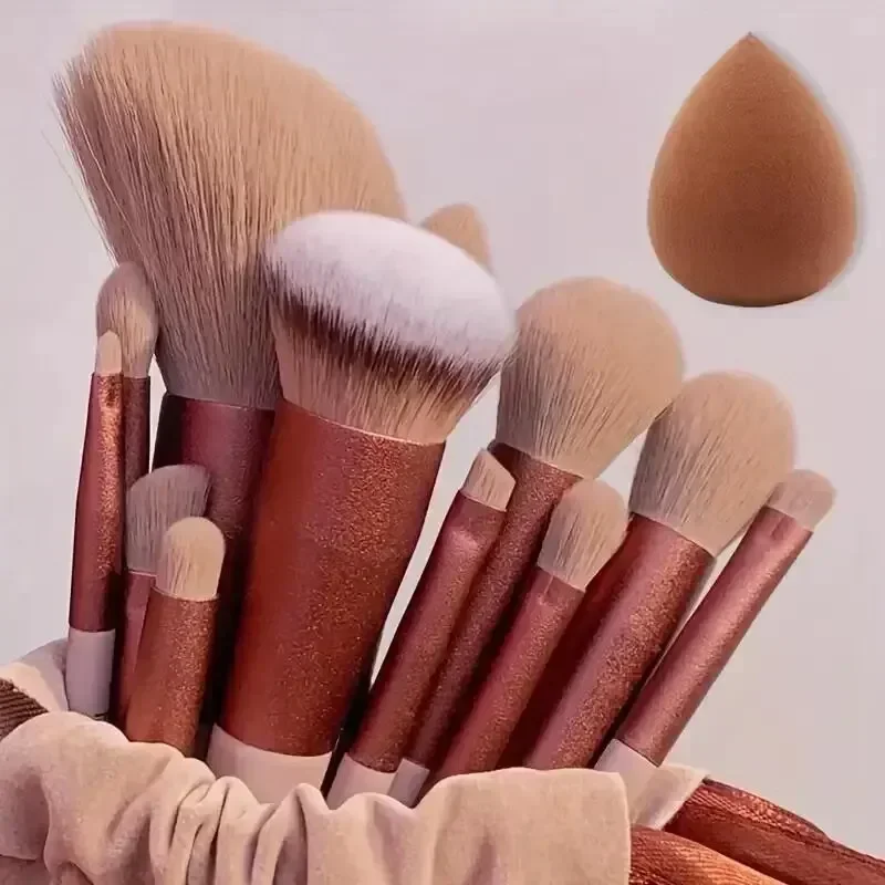Afbeelding van Make-upborstelset Zachte pluizige professionele cosmetische foundation Poeder Oogschaduw Kabuki Blending Make-upborstel Beauty Tool Make-up