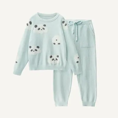 Image de Pyjama Couple Mignon Automne-Hiver - Imprimé Krasnographique