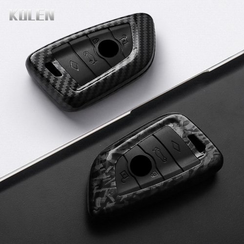Imagen de Funda de Llave de Coche en Estilo Fibra de Carbono para BMW