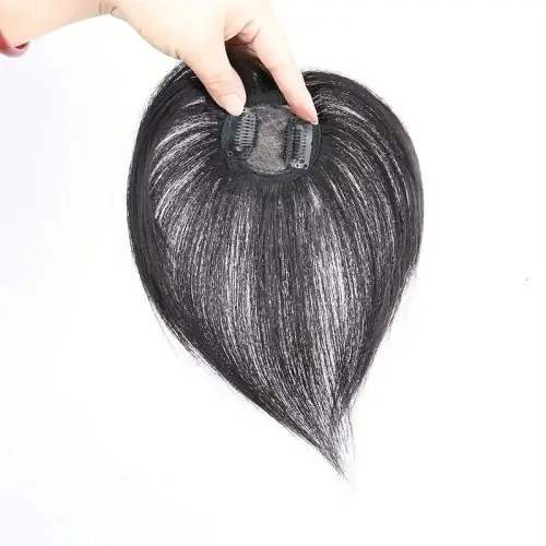 Image de Toppers Cheveux Humains Bruns - Volume Naturel & Confort